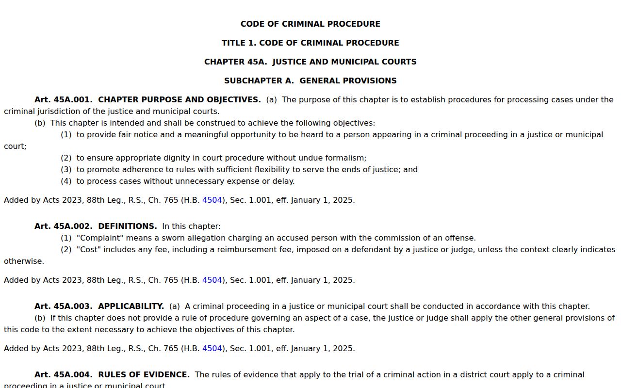 Brown County bench warrant and capias pro fine law reference